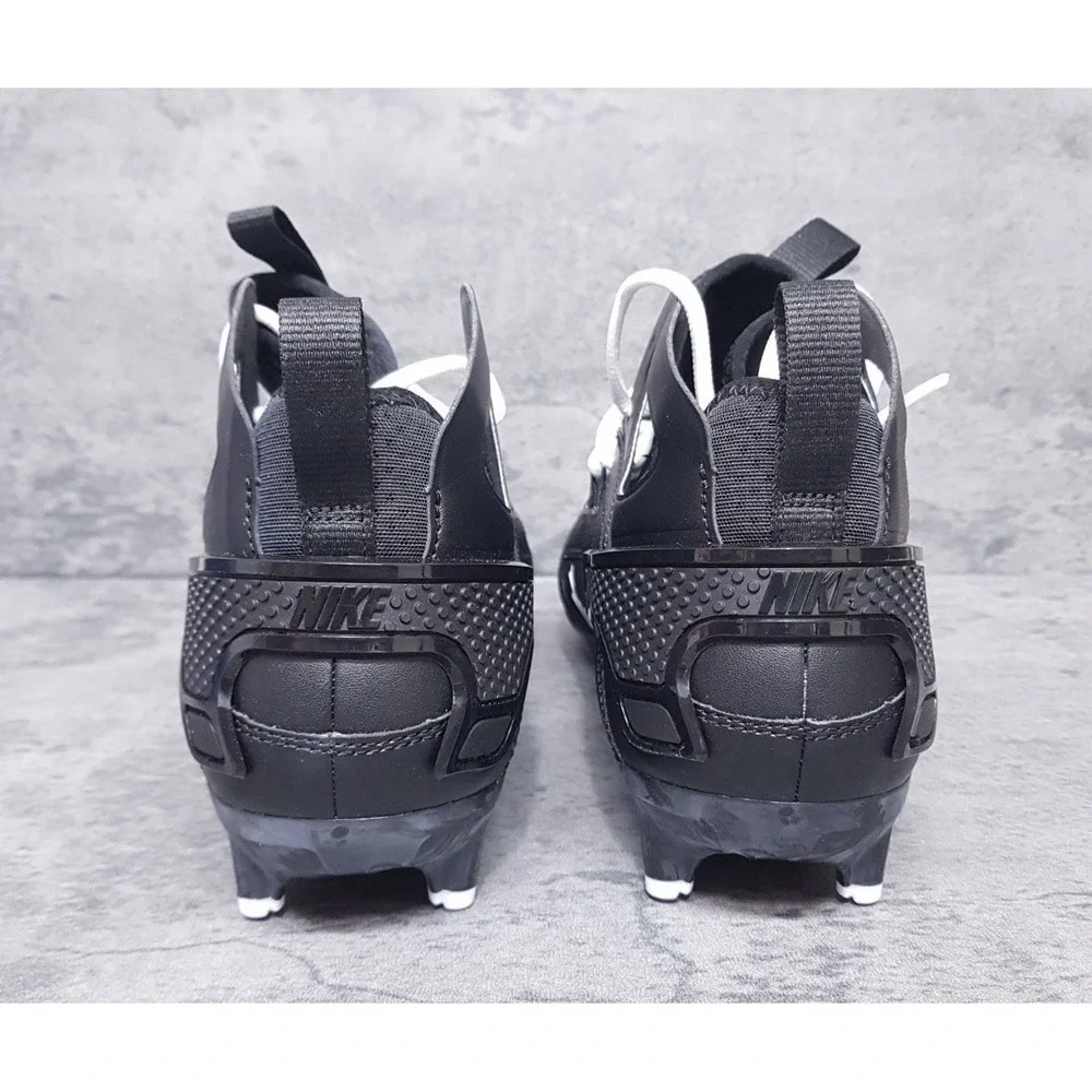Nike Huarache 9 Elite MD LAX Lacrosse Cleats Men 8.5 Black White FD0888-002 *New